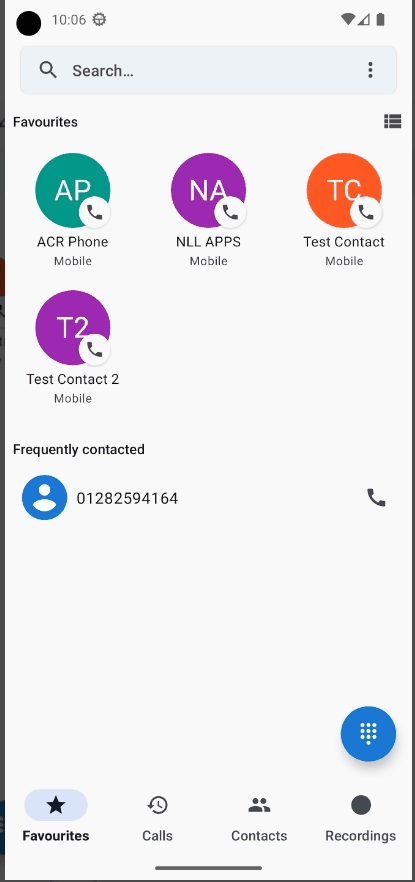 ACR Phone screenshot