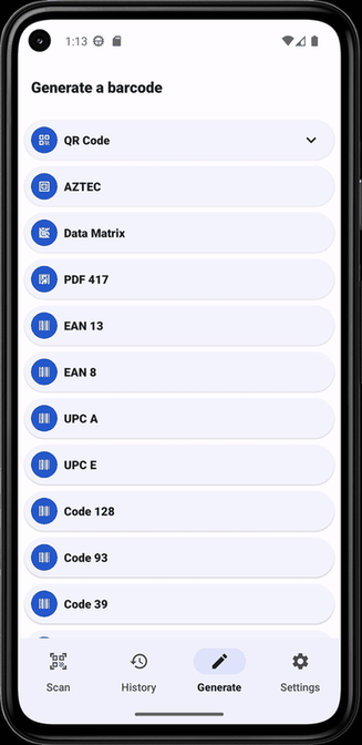 Barcode Scanner screenshot