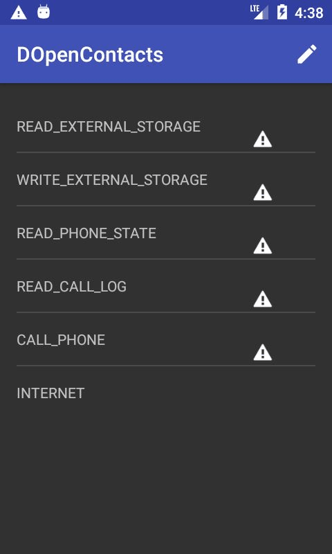 Permissions Manager screenshot