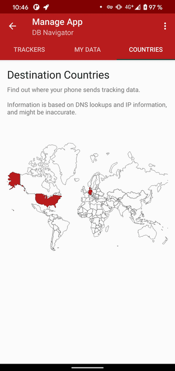 TrackerControl screenshot