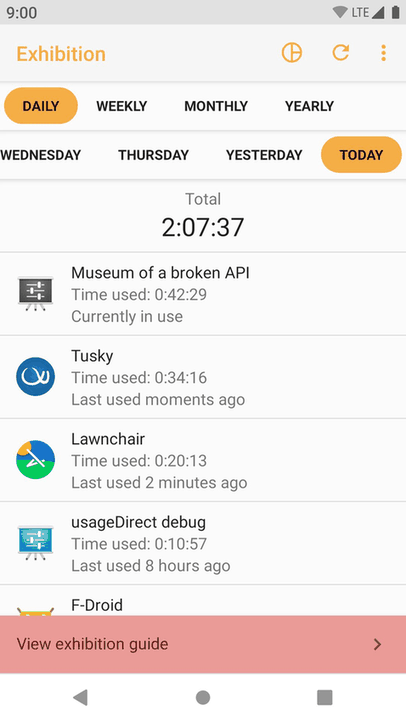 Museum of a broken API screenshot