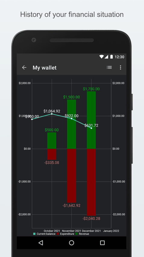 My Expenses screenshot