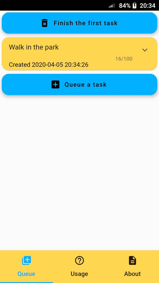 QueueToDo screenshot