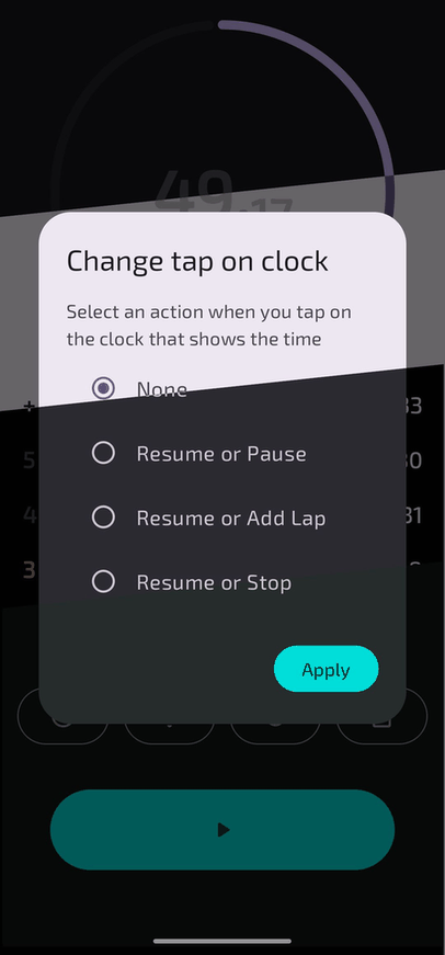 Compose Stopwatch screenshot