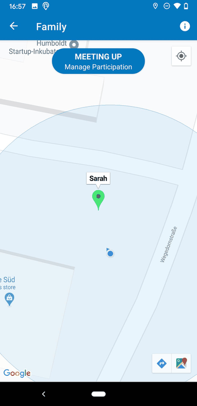 TICE – Secure GPS Location Sharing with Friends screenshot