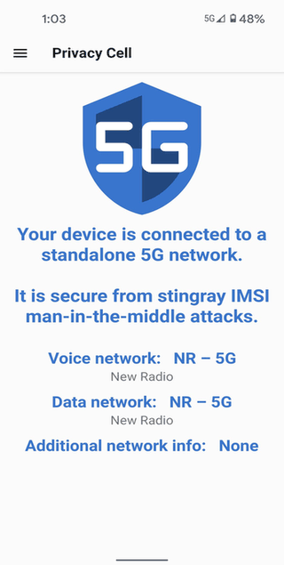 Privacy Cell screenshot