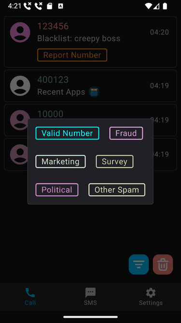 SpamBlocker (Call SMS) screenshot