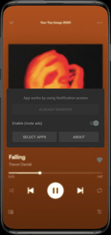 Ad-silence screenshot