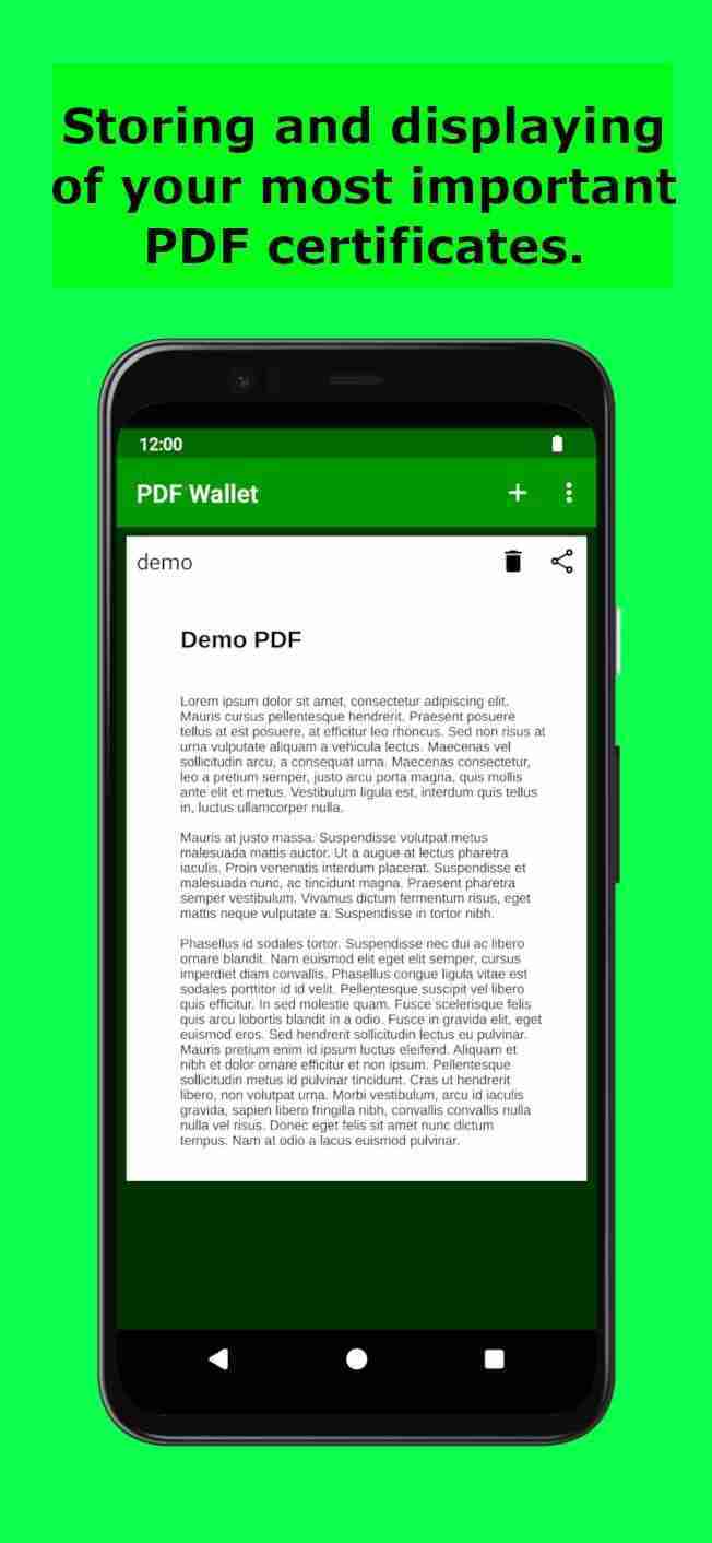 PDF Wallet screenshot