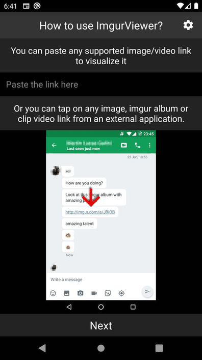 ImgurViewer screenshot