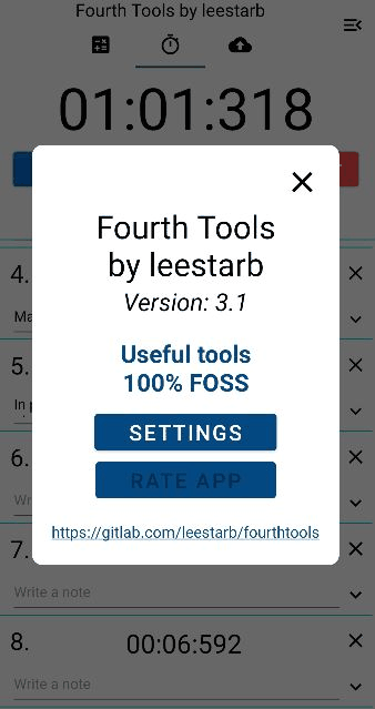 Fourth Tools screenshot