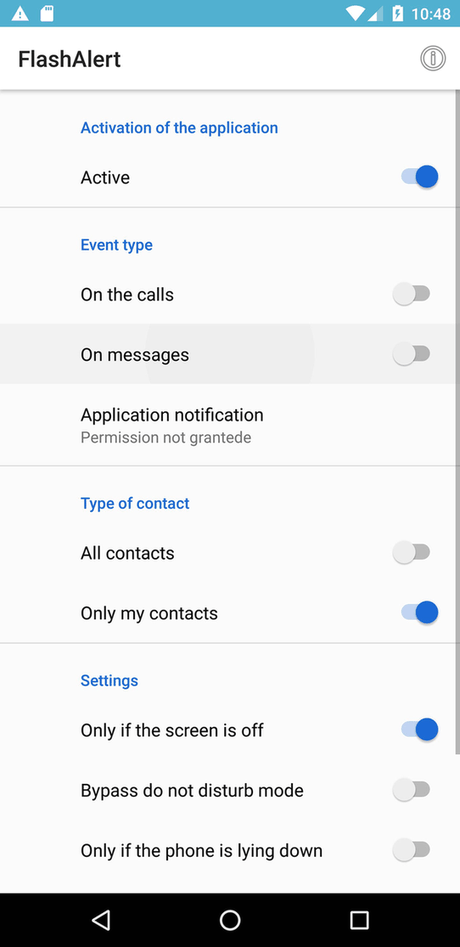 Flash Alert screenshot