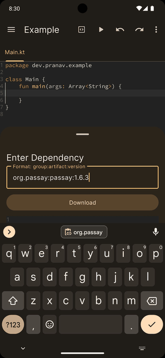 Cosmic IDE screenshot