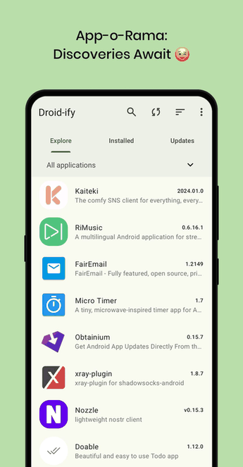 Droid-ify screenshot