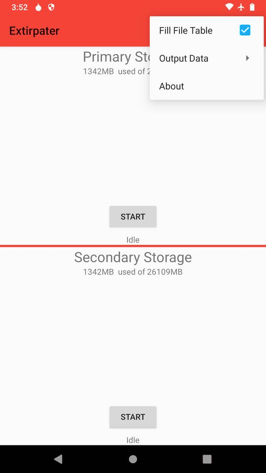 Extirpater screenshot