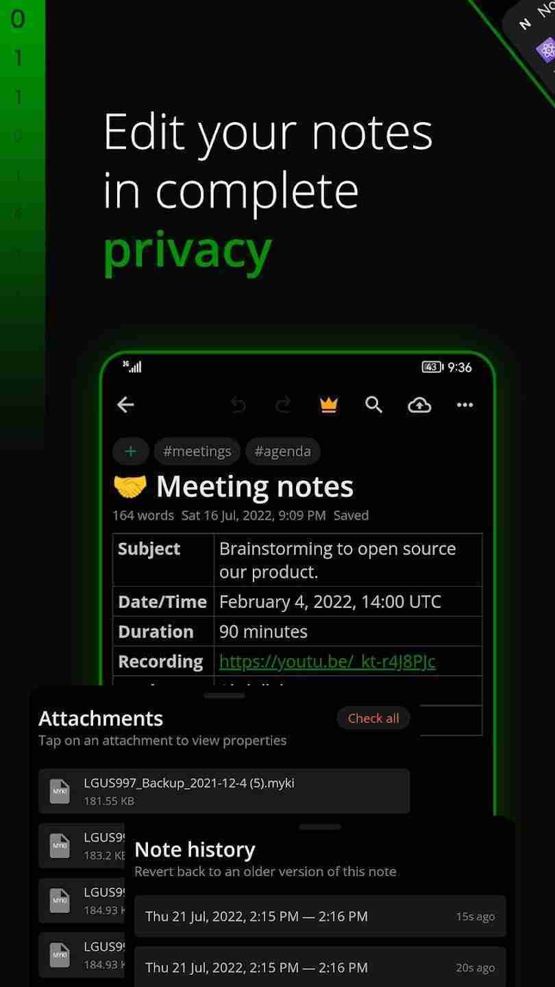 Notesnook screenshot