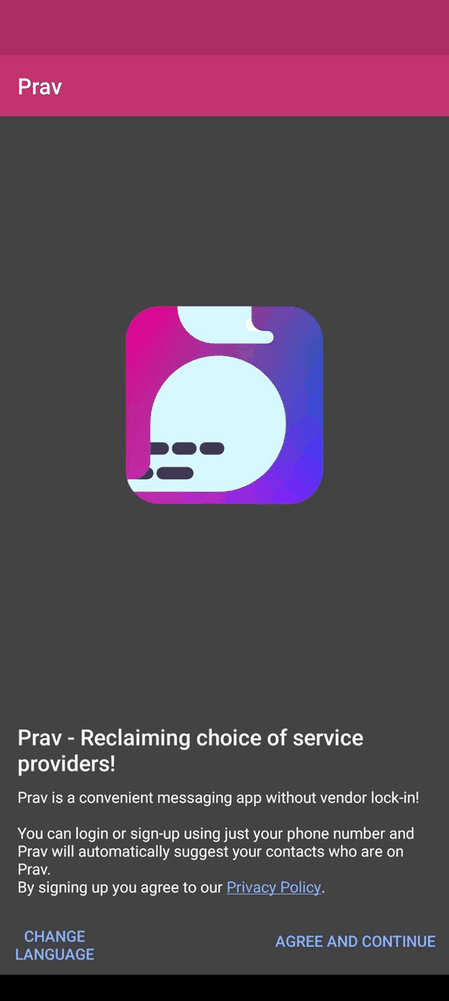 Prav screenshot