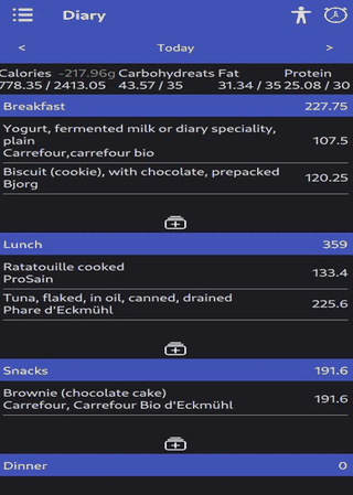 Nutrixious screenshot