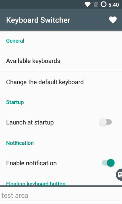 Keyboard Switcher screenshot