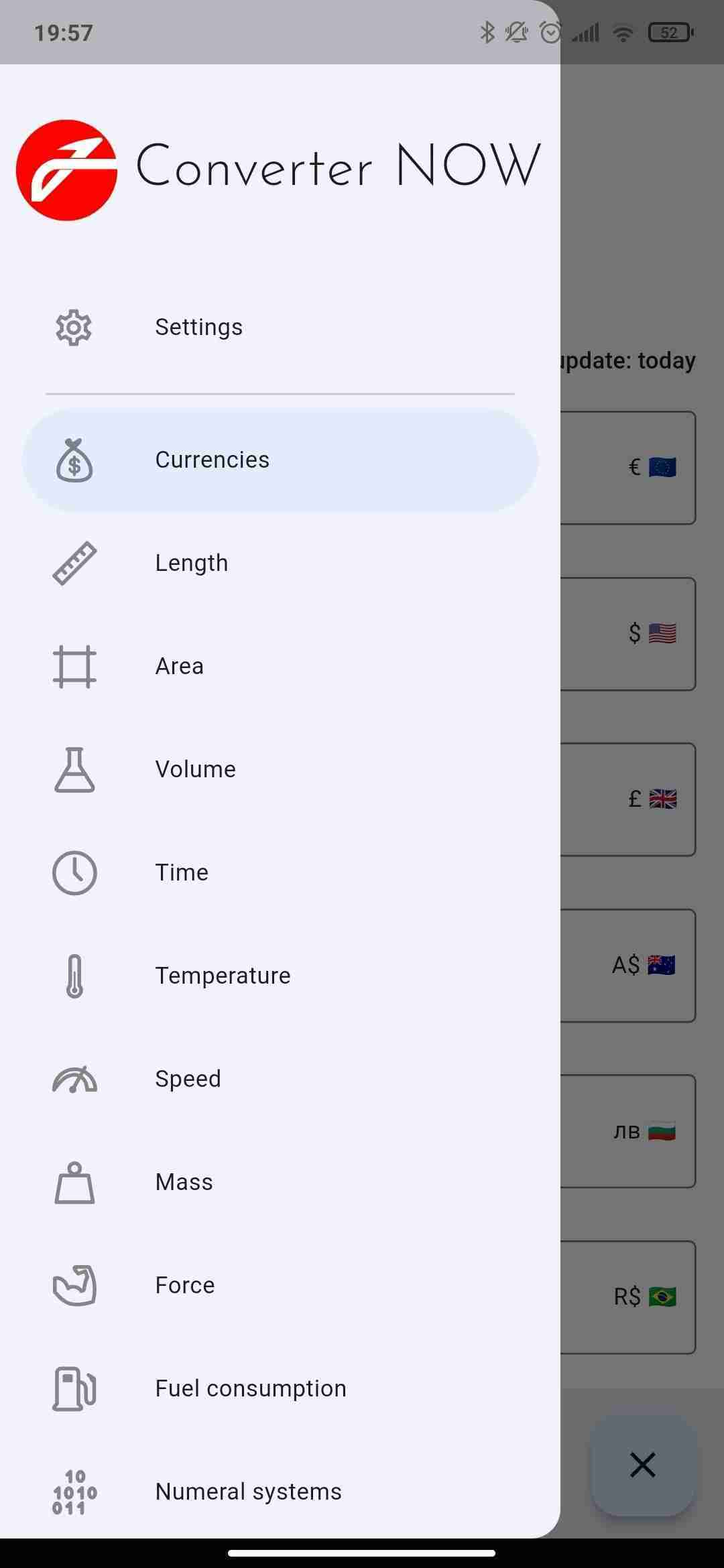 Converter NOW: Unit Converter screenshot