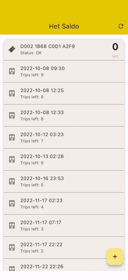 Het Saldo screenshot