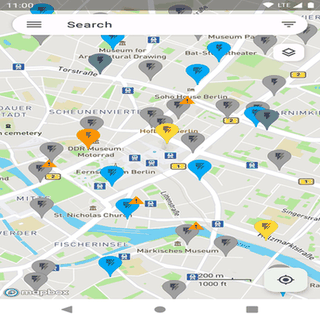 EVMap screenshot
