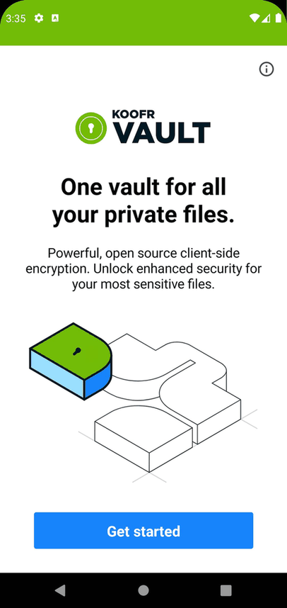 Koofr Vault screenshot