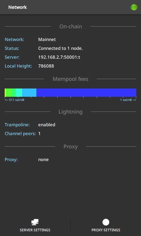 Electrum Bitcoin Wallet screenshot