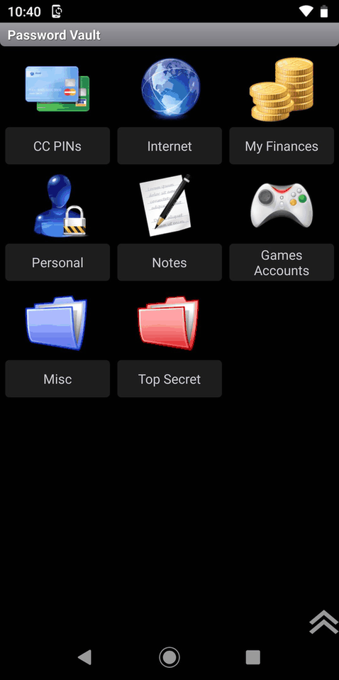 Secret Space Encryptor (SSE) screenshot