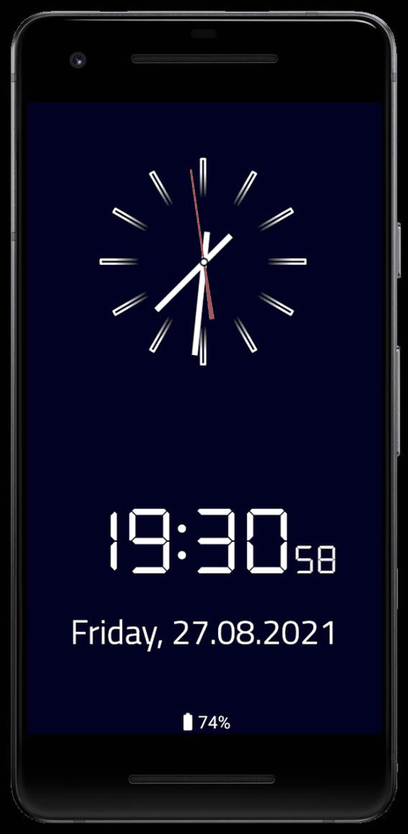 Clock Screensaver screenshot