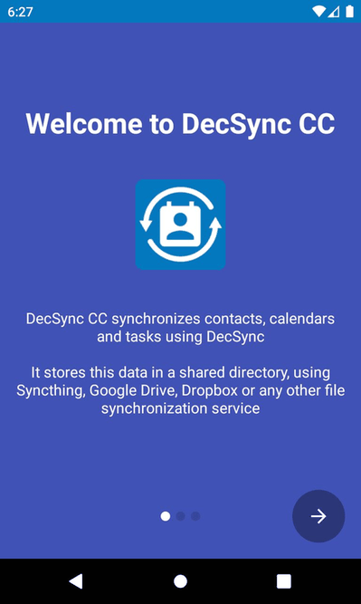 DecSync CC screenshot