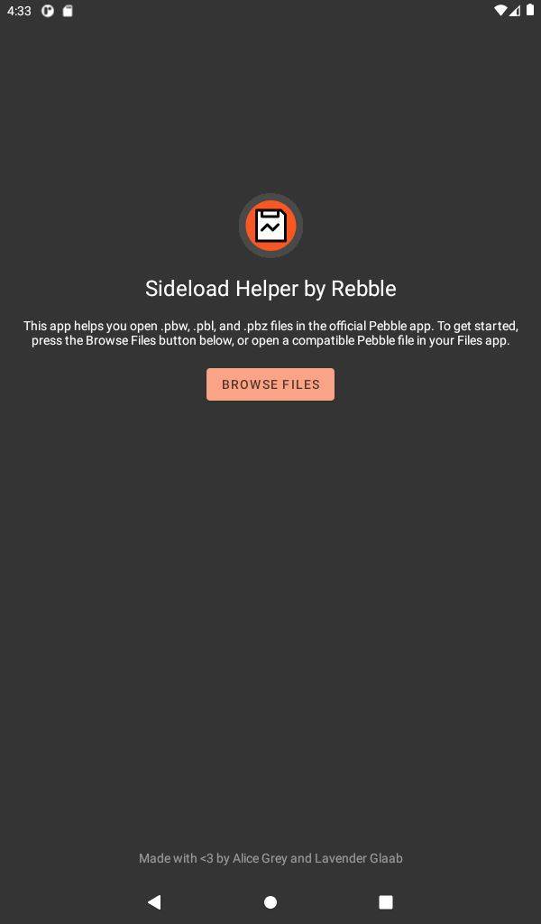 Sideload Helper by Rebble screenshot