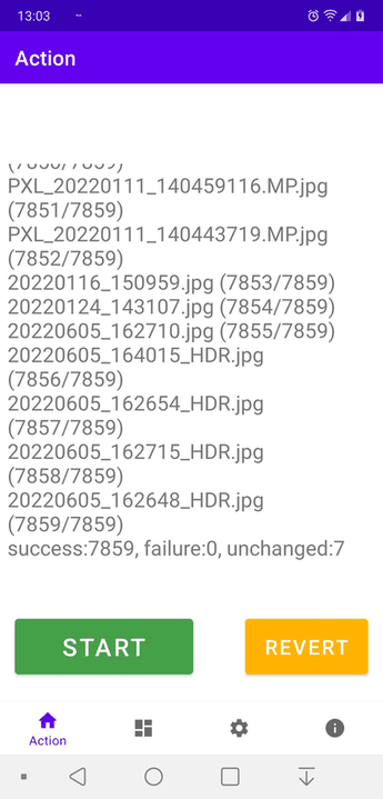 Camera Date Folders screenshot