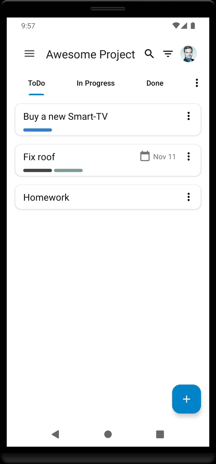 Nextcloud Deck screenshot