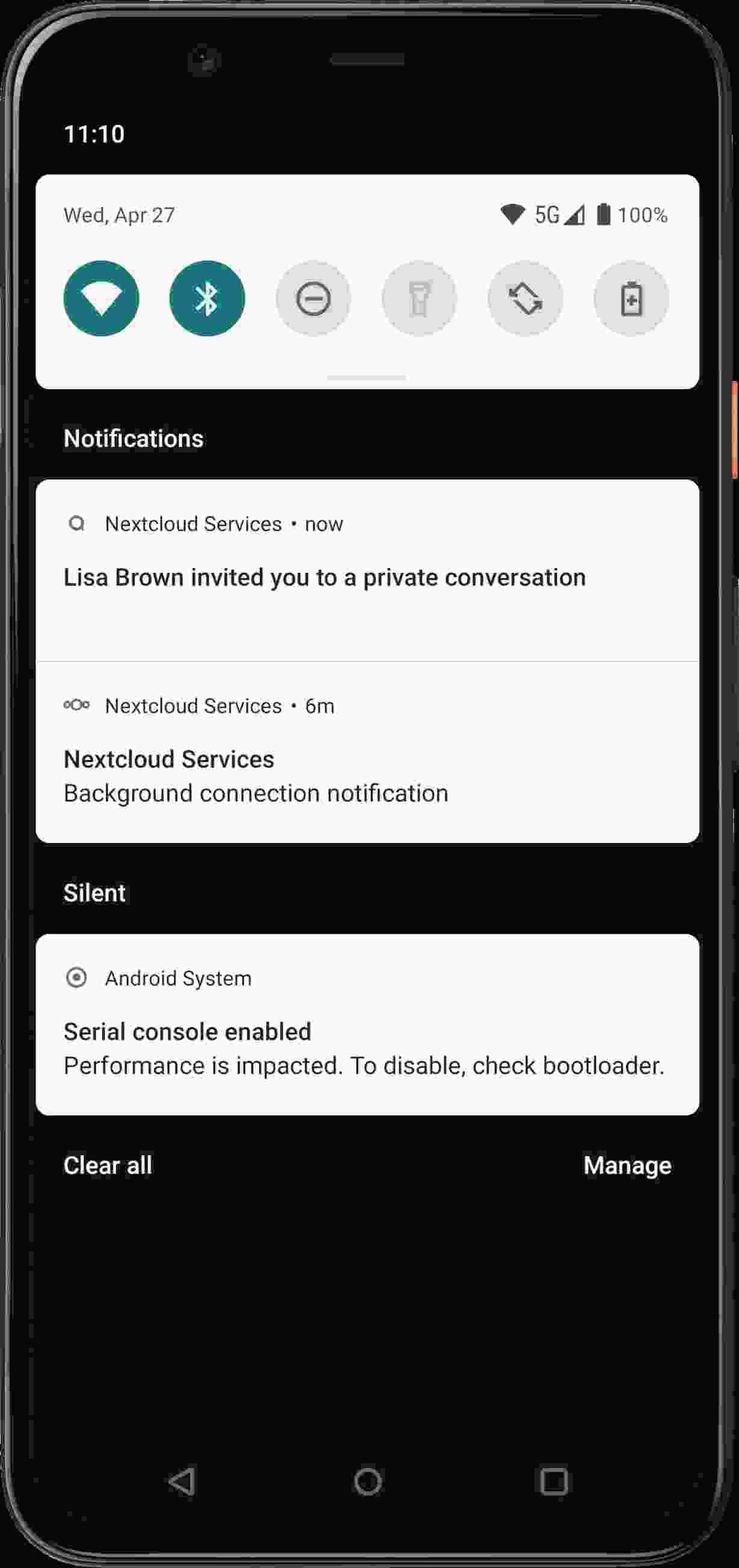 NextcloudServices screenshot