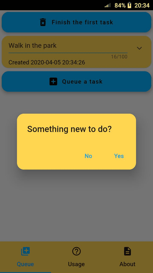 QueueToDo screenshot