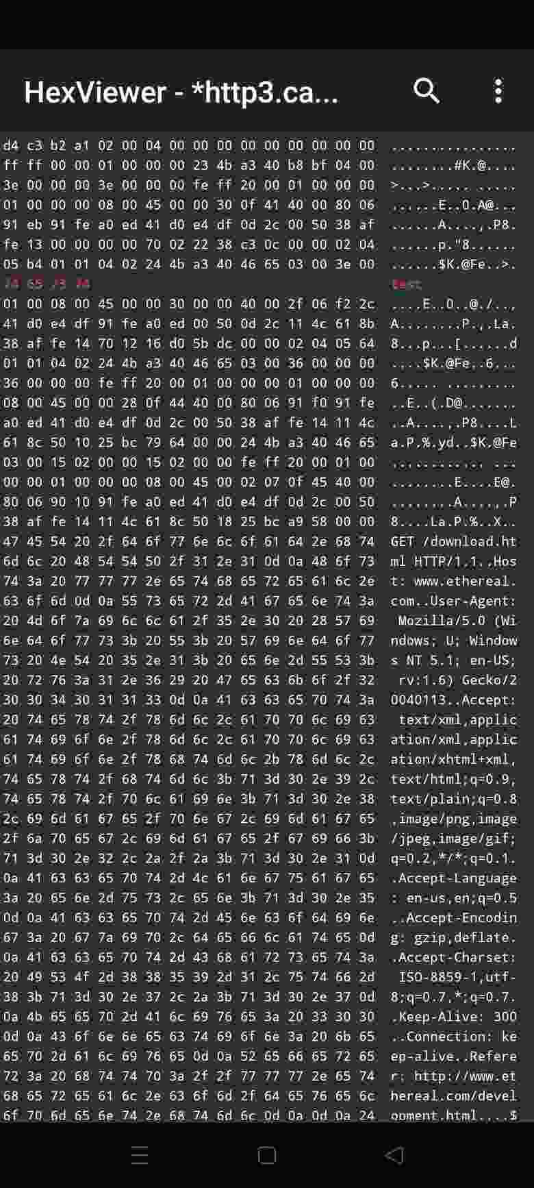 HexViewer screenshot