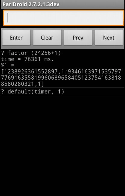 PariDroid screenshot