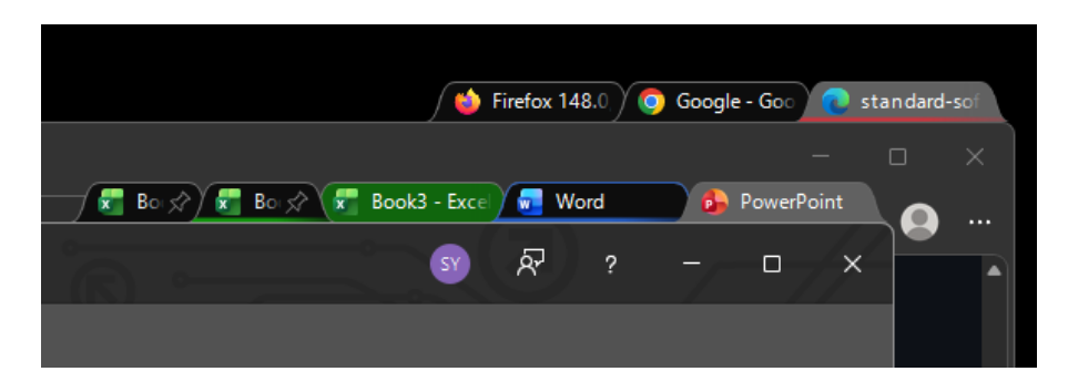 WindowTabs screenshot