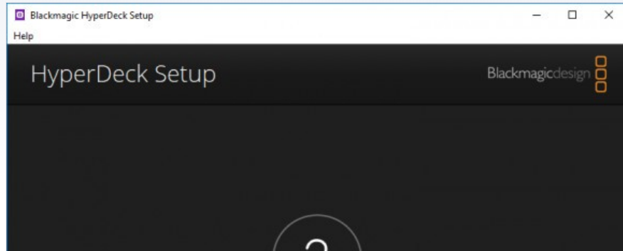 Blackmagic HyperDeck screenshot