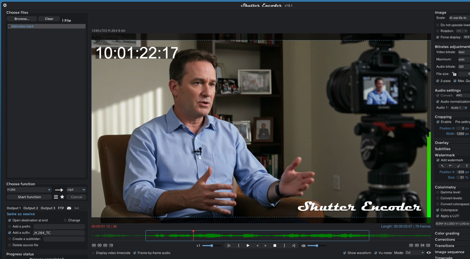 Shutter Encoder screenshot
