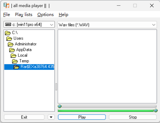 WV.Player screenshot