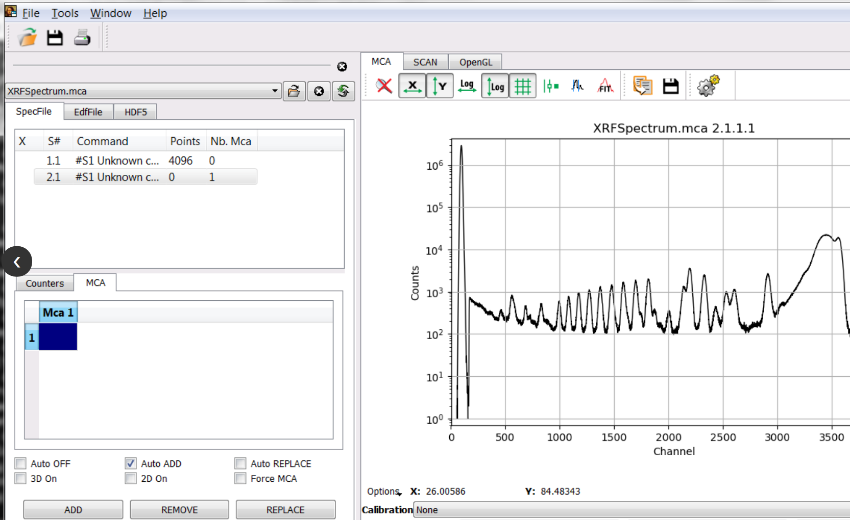 PyMCA screenshot