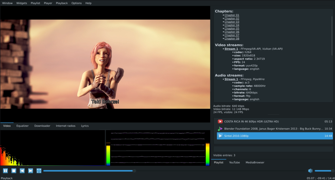 FlexStream Player screenshot