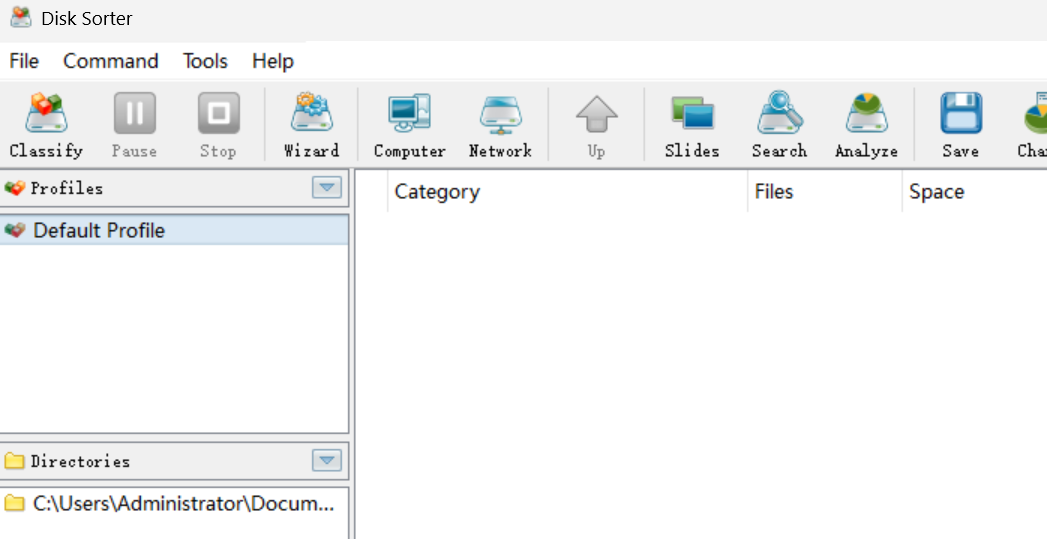 Disk Sorter screenshot