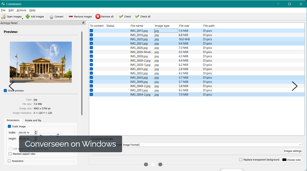 Instant Image Transformer screenshot