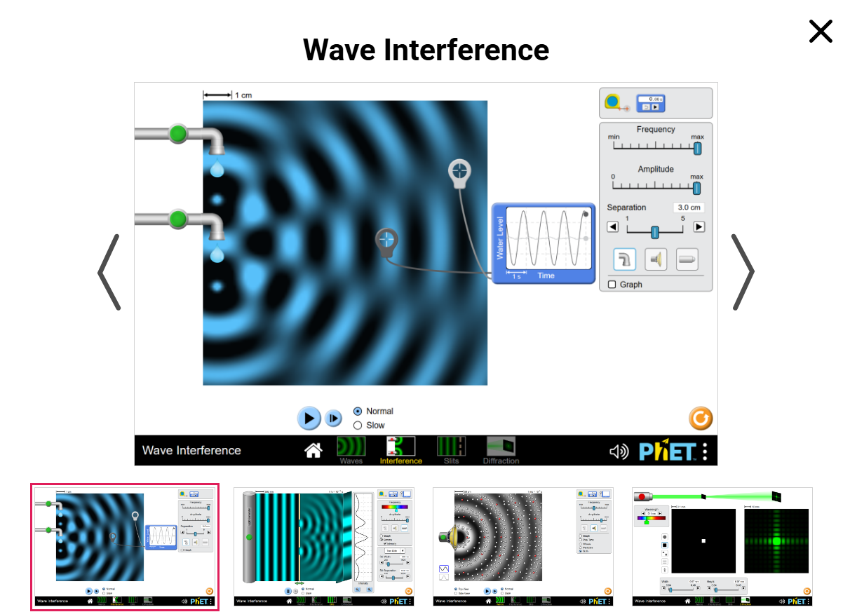 Wave Interference screenshot