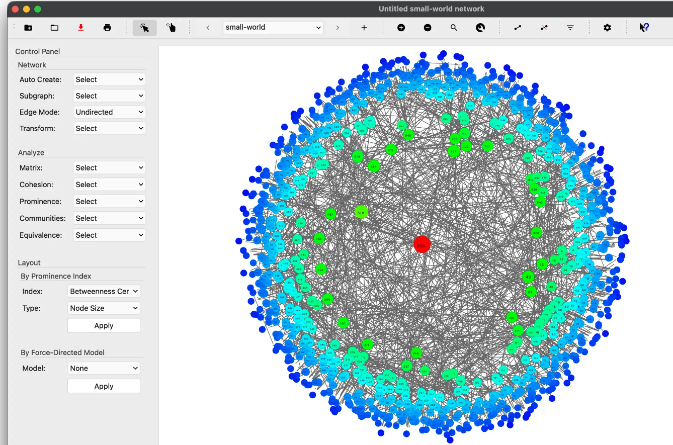 Social Network Visualizer screenshot