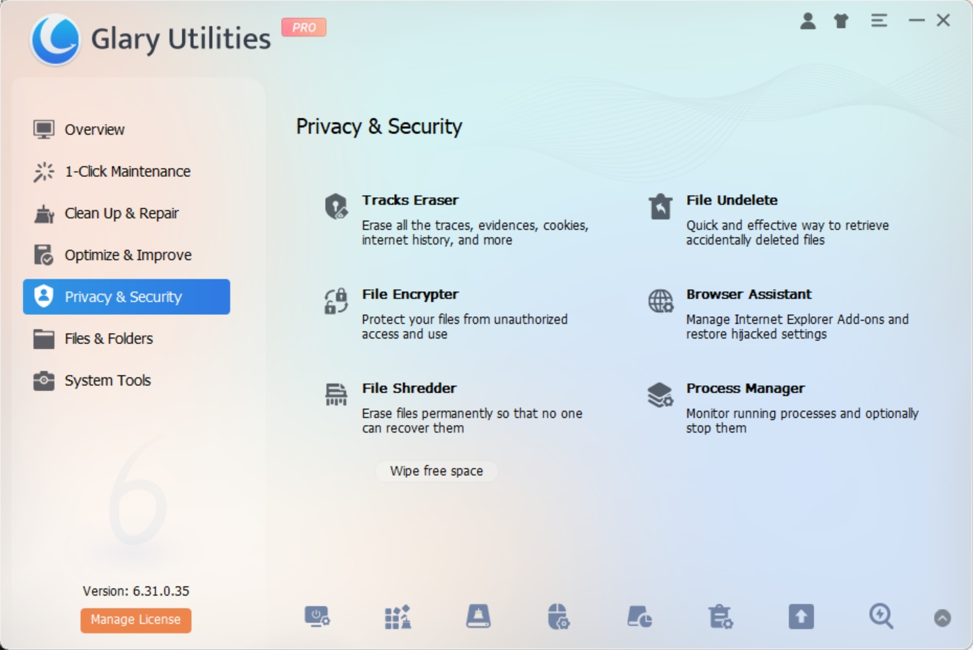 Computer Care Toolkit screenshot