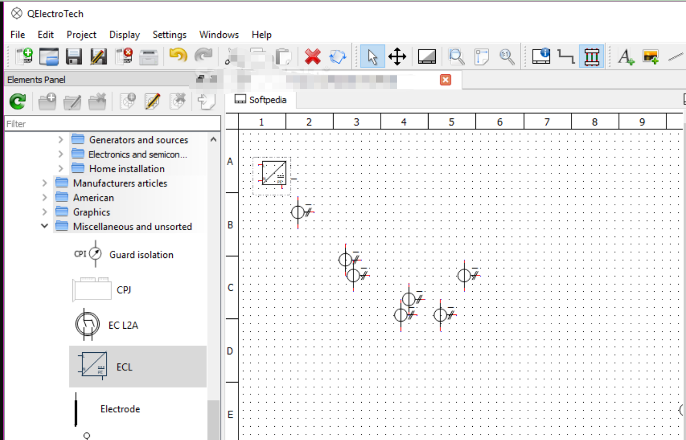 QElectroTech screenshot
